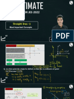 Crash Course For Jee-2022: Straight Lines - 2