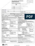 Clinical Microbiology Laboratory Test Requisition