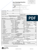 Biochemistry Hematology Requisition