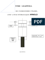 Centre Leadwell: Systemes de Coordonnees Utilises, Avec L'Etau Hydraulique