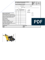 CHECK LIST Cortadora de Concreto 1