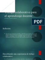 Trabajo Colaborativo para El Aprendizaje Docente