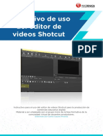 Instructivo de Uso Del Editor de Videos Shotcut: Elaborado Por Carlos Copara Miranda