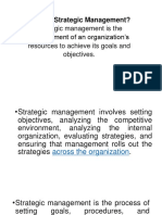 What Is Strategic Management