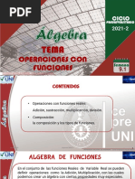 Operaciones Con Funciones: Preuniversitario