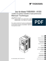 Variateur de Vitesse YASKAWA - A1000: Manuel Technique