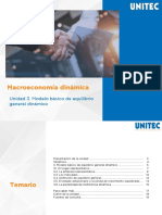 Macroeconomía Dinámica: Unidad 3. Modelo Básico de Equilibrio General Dinámico