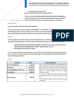 Coordinación Estatal de Capacitación - Ciudad de México: Convocatoria Curso Intermedio en Atención Médica Prehospitalaria