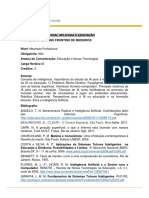 Inteligência Artificial Aplicada À Educação 1