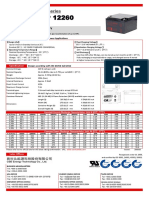 GP Series: Valve Regulated Lead Acid Battery