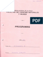 Programa Etnografía 1 FCNyM UNLP