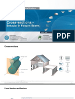 Cross-Sections - : Behavior in Flexure (Beams)