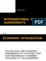 International Trade Agreements: Click To Edit Master Subtitle Style