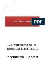 Manejo Defensivo