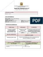 Sesión de Aprendizaje Educacion Civica