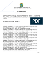 Pauta para Julgamento: Ministério Do Trabalho E Previdência - MTP Conselho de Recursos Da Previdência Social - Crps