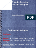 Factors and Multiples of Numbers