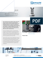 Vibratory Sieve Shaker As 200 Control: Worldwide Comparability of Results