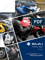 Bajaj Auto Limited: 6th Annual Report 2012-13