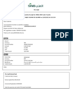 Receipt: Transaction Receipt For Within SNB Funds Transfer Prepared For MAJED SALMAN SH ALHARBI On 19/02/2023 at 12:13:54