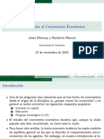 Introducción Al Crecimiento Económico