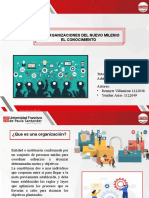 Las Organizaciones Del Nuevo Milenio El Conocimiento: Tutor: Adolfo Charria Jiménez