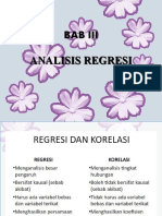 Analisis Regresi Linier Sederhana