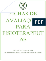 Ficha de Avaliações para Fisioterapeutas