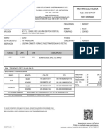 Factura Electronica RUC: 20604070407 F001-00006282: Quma Soluciones Gastronomicas S.A.C