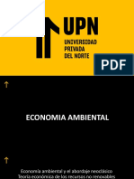 Semana 4 Economía Ambiental y El Abordaje Neoclásico