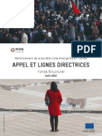 Appel Et Lignes Directrices: Fonds Structurel