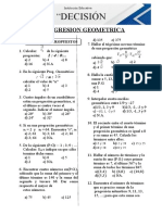 Progresion Geometrica - 4º