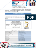 Support Material / Material de Apoyo Learning Activity 3 / Actividad de Aprendizaje 3