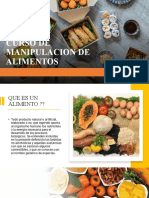 Curso de Manipulacion de Alimentos