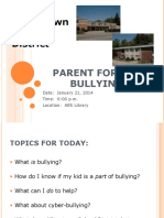 Cyber Bullying Presentation