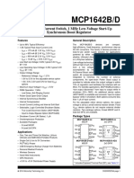 Mcp1642B/D: 1.8A Input Current Switch, 1 MHZ Low-Voltage Start-Up Synchronous Boost Regulator