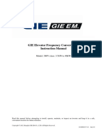 GIE Elevator Frequency Converter B1 Instruction Manual: Model: 380V Class: 3.7kW To 90kW