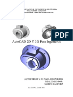 Autocad 2d y 3d para Ingenieros