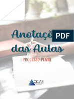 Anotações Das Aulas: Processo Penal