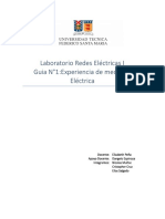 Laboratorio Redes Eléctricas I Guia N°1:Experiencia de Medición Eléctrica