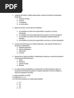 Primer Examen Rápido Biología