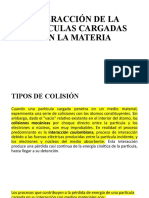 9-12-2020 Interacción de La Partículas Cargadas Con La Materia