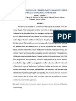 PARADIGM SHIFT IN EDUCATION: INPUTS TO QUALITY MANAGEMENT SYSTEM OF BULACAN AGRICULTURAL STATE COLLEGE - Authored By: Aldrin L. Aquino