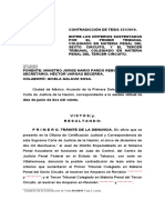 Visto Bueno Sr. Ministro: Cuaderno de La Contradicción de Tesis 551/2019. Foja 3, Vuelta