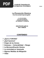 La Prevención Sísmica: Fundación Venezolana de Investigaciones Sismológicas