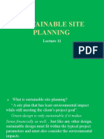 Sustainable Site Planning