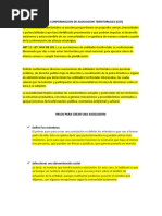 Como Se Crea Una Conformacion de Asociasion Territoriales (Cat)