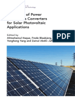 Reliability of Power Electronics Converters For Solar Photovoltaic Applications