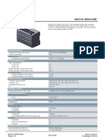 Hoja de Datos 6ES7215-1BG40-0XB0: Información General