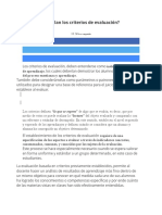 Cómo Se Formulan Los Criterios de Evaluación?: Guiadocente 2 Comentarios